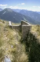 Ligne Maginot - CONCHETAS C1 - (Cuve pour arme d'infanterie) - Position de mortier ou de mitrailleuse sur les dessus