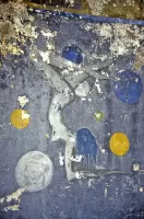 Ligne Maginot - FOURCHES - (Casernement) - et encore les peintures murales pour comparer leur état....
