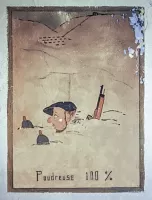 Ligne Maginot - FOURCHES - (Casernement) - Peinture murale