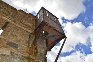 Ligne Maginot - LES FOURCHES - (Blockhaus pour arme infanterie) - Echauguette vue dessous