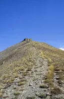 Ligne Maginot - LAS PLANAS - TETE DE VINAIGRE - (Blockhaus pour arme infanterie) - Las Planas au sommet de la Tete de Vinaigre (2.394m). 
La montée finale....