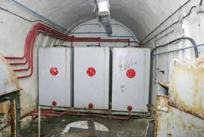 Ligne Maginot - GRANGES COMMUNES - (Ouvrage d'infanterie) - L'usine électrique 
Les réservoirs de gasoil