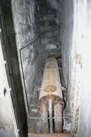 Ligne Maginot - GRANGES COMMUNES - (Ouvrage d'infanterie) - L'usine électrique 
Pot de détente de l'échappement des moteurs