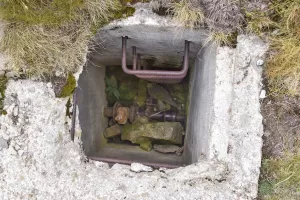 Ligne Maginot - LA MOUTIERE (STATION DE POMPAGE) - (Divers) - Vanne 2
Vanne de coupure du réseau d'alimentation d'eau 