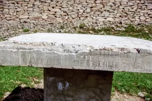 Ligne Maginot - LA MOUTIERE (73° BAF) - (Abri) - Table d'orientation devant l'abri
