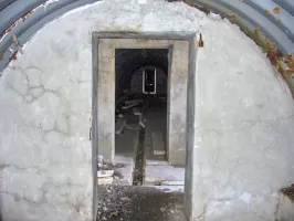 Ligne Maginot - LA MOUTIERE (73° BAF) - (Abri) - Accès au sas d'entrée donnant accès à deux abris