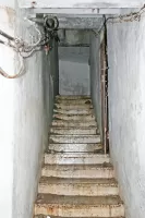 Ligne Maginot - LA MOUTIERE (MO) - (Ouvrage d'infanterie) - Bloc 1
L’escalier vers les dessous près de la porte blindée