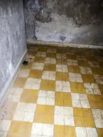 Ligne Maginot - LA MOUTIERE (MO) - (Ouvrage d'infanterie) - Sol du local infirmerie