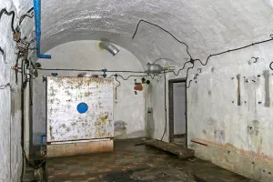 Ligne Maginot - LA MOUTIERE (MO) - (Ouvrage d'infanterie) - L'usine avec le réservoir d'eau de refroidissement