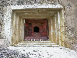 Ligne Maginot - LES FOURCHES (FO) - (AVANT POSTE) - (Ouvrage d'infanterie) - Bloc 2
Créneau mitrailleuse