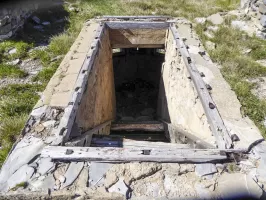 Ligne Maginot - PELOUSETTE - (Casernement) - Sortie sur la terrasse
