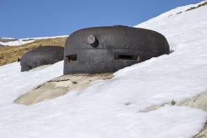 Ligne Maginot - RESTEFOND - (Ouvrage d'artillerie) - Bloc 4 (en avril)