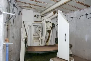 Ligne Maginot - RESTEFOND - (Ouvrage d'artillerie) - Bloc 6
Chambre de tir pour obusier de 75 mle 32