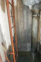 Ligne Maginot - RESTEFOND - (Ouvrage d'artillerie) - Echelle de la sortie de secours dans le bloc cheminée