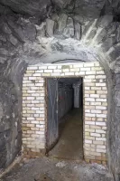 Ligne Maginot - RESTEFOND - (Ouvrage d'artillerie) - Bloc 7
Galerie inachevée devant mener au bloc tourelle de 75 qui était prévu en 2e cycle