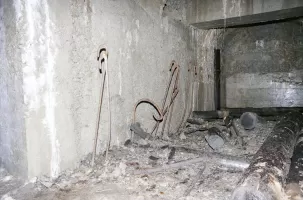 Ligne Maginot - RESTEFOND - (Ouvrage d'artillerie) - La partie inachevée de l'ouvrage