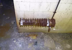 Ligne Maginot - RESTEFOND - (Ouvrage d'artillerie) - Chauffage dans les salles de bains