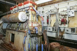 Ligne Maginot - RESTEFOND - (Ouvrage d'artillerie) - Usine électrique
Groupe électrogène à moteur CLM 408