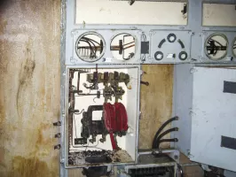 Ligne Maginot - RESTEFOND - (Ouvrage d'artillerie) - Détail d'un disjoncteur de l'usine