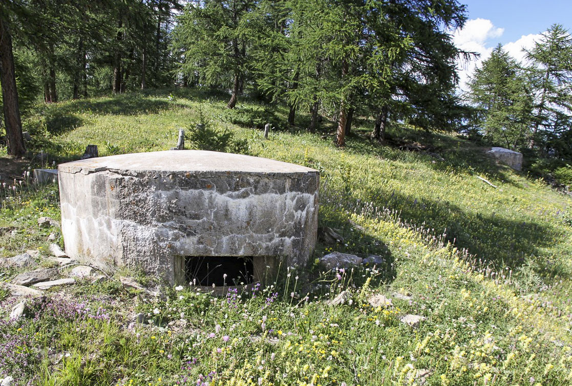 Ligne Maginot - CHANAROUX 1 - (Blockhaus pour arme infanterie) - Vue des 2 pilules. 