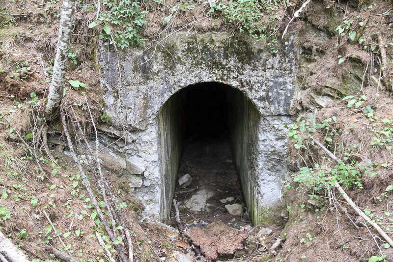 Ligne Maginot - LA RUA 7 - (Abri) - Entrée située face à l'attaque.