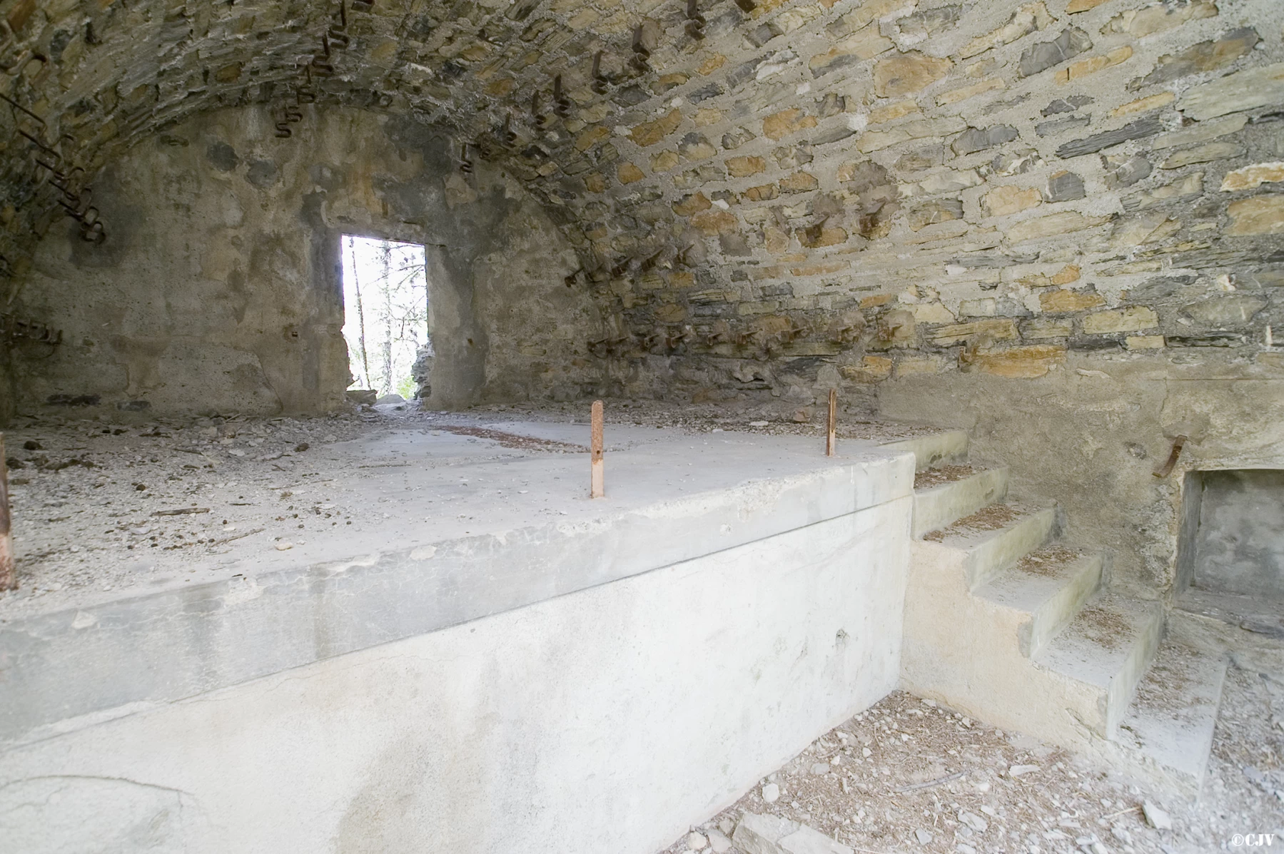 Ligne Maginot - BATTERIE DES CAURRES - (Position d'artillerie préparée) - La casemate de Bourges