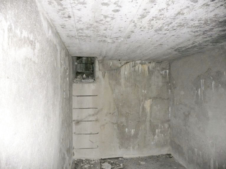 Ligne Maginot - CHATELET (TD N° 565) - (Cuve pour arme d'infanterie) - L'intérieur du blockhaus