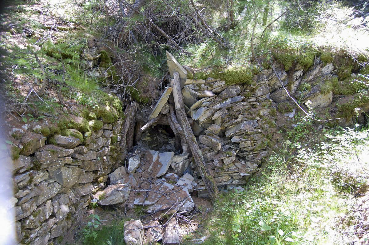 Ligne Maginot - VALLON CLAOUS (5/162° RAP) - (Position d'artillerie préparée) - Reste de la tranchée