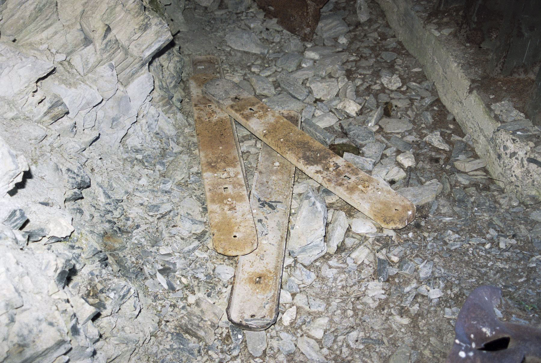 Ligne Maginot - VF60 - LIAISON ROCHE LA CROIX- TELEPHERIQUE - (RESEAU - Voie 60 - Antenne ou rocade ferroviaire) - Traverses