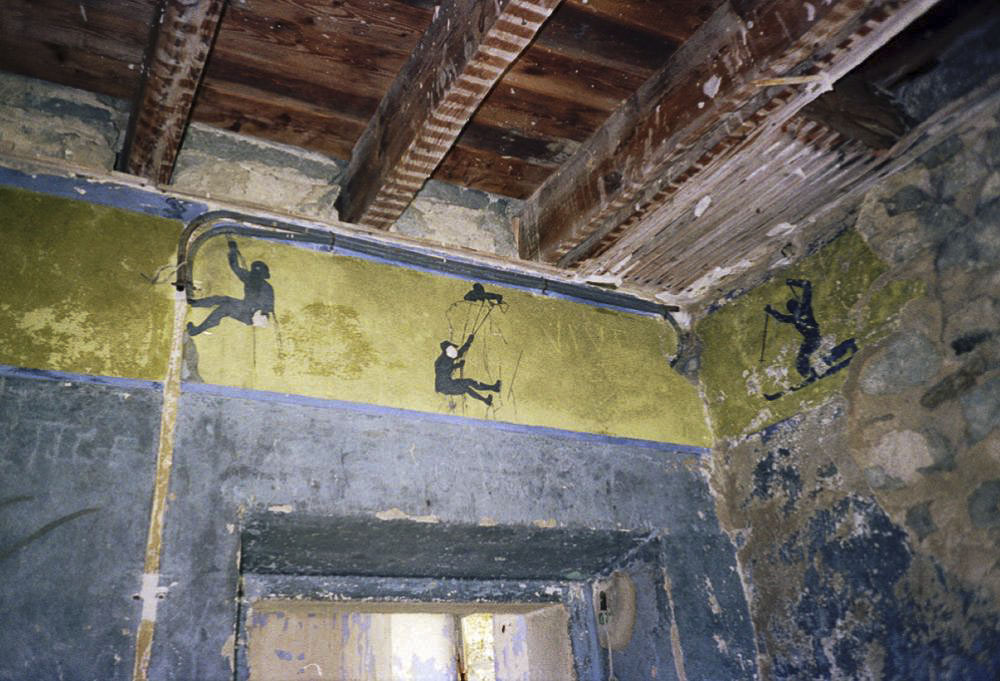 Ligne Maginot - FOURCHES - (Casernement) - Peinture murale