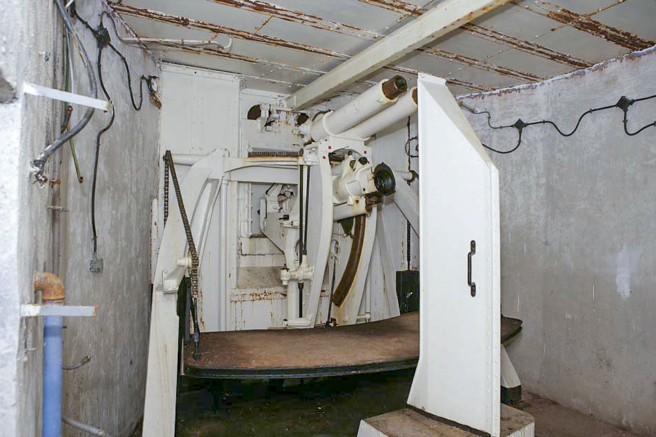 Ligne Maginot - RESTEFOND - (Ouvrage d'artillerie) - Bloc 6
Chambre de tir pour obusier de 75 mle 32