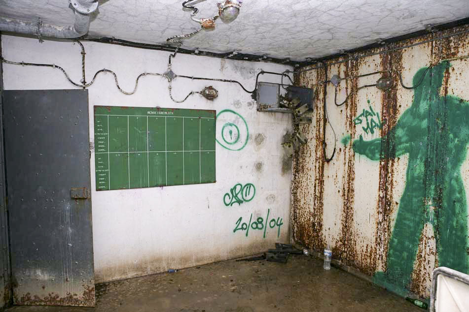 Ligne Maginot - RESTEFOND - (Ouvrage d'artillerie) - Bloc 6
PC du mortier de 75 Mle 31