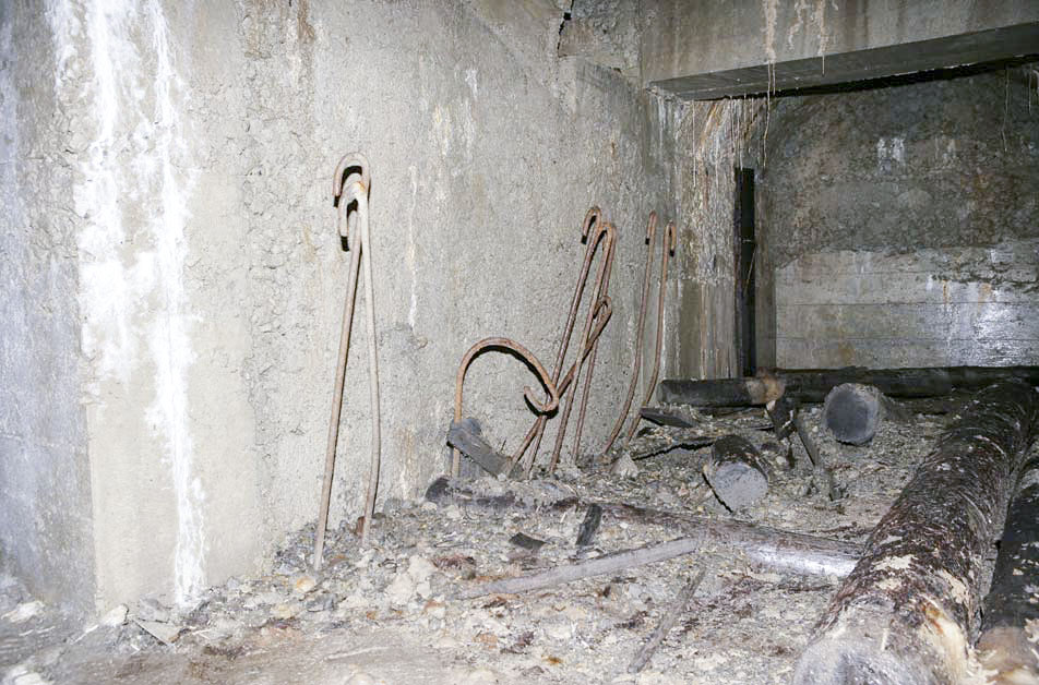 Ligne Maginot - RESTEFOND - (Ouvrage d'artillerie) - La partie inachevée de l'ouvrage