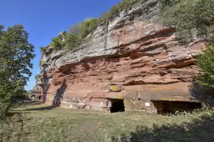 Ligne Maginot - FALKENSTEIN  CHATEAU - (Observatoire d'artillerie) - Basse cour Est et entrée des écuries