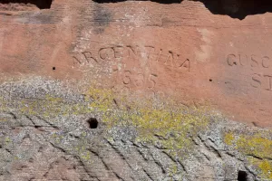 Ligne Maginot - FALKENSTEIN  CHATEAU - (Observatoire d'artillerie) - Graffitis