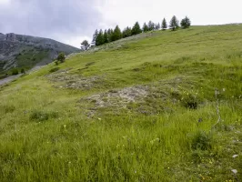 Ligne Maginot - CIME DE BACOUN - (Position d'artillerie préparée) - Emplacement des pièces