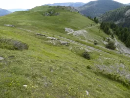 Ligne Maginot - CIME DE BACOUN - (Position d'artillerie préparée) - Emplacement des pièces