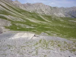 Ligne Maginot - COL DE CROUS (C) - (Ouvrage d'infanterie) - Bloc 3
Vue vers l'avant