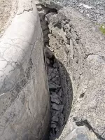 Ligne Maginot - COL DE CROUS (C) - (Ouvrage d'infanterie) - Bloc 3
L'espace entre le bloc et le puits du bloc