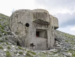 Ligne Maginot - COL DE CROUS (C) - (Ouvrage d'infanterie) - Vue du bloc 4