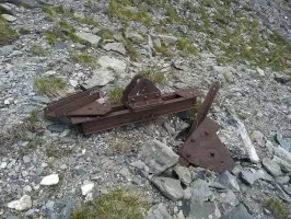 Ligne Maginot - COL DE CROUS (C) - (Ouvrage d'infanterie) - Vestige du téléphérique