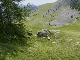 Ligne Maginot - COL DES MOULINÉS - (Position d'artillerie préparée) - Autres emplacements en remontant vers le Rocher de Moulinés
