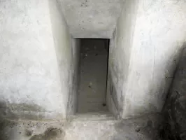 Ligne Maginot - E8 - GUILLAUMES - (Casemate d'infanterie - Simple) - Galerie vers le créneau sur le Var