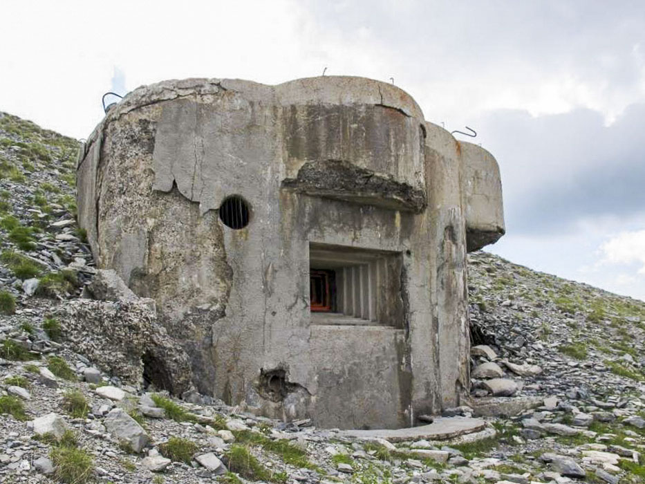 Ligne Maginot - COL DE CROUS (C) - (Ouvrage d'infanterie) - Vue du bloc 4