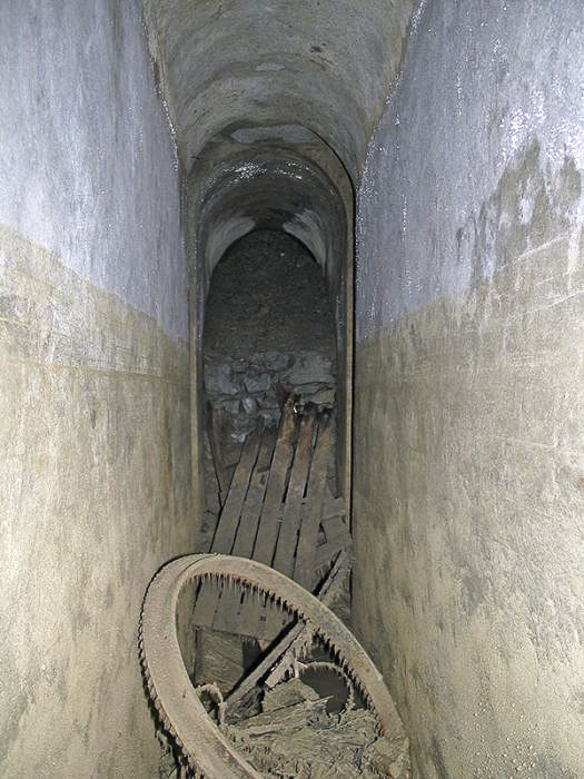 Ligne Maginot - COL DE CROUS (C) - (Ouvrage d'infanterie) - Galerie vers l'entrée (pas construit)