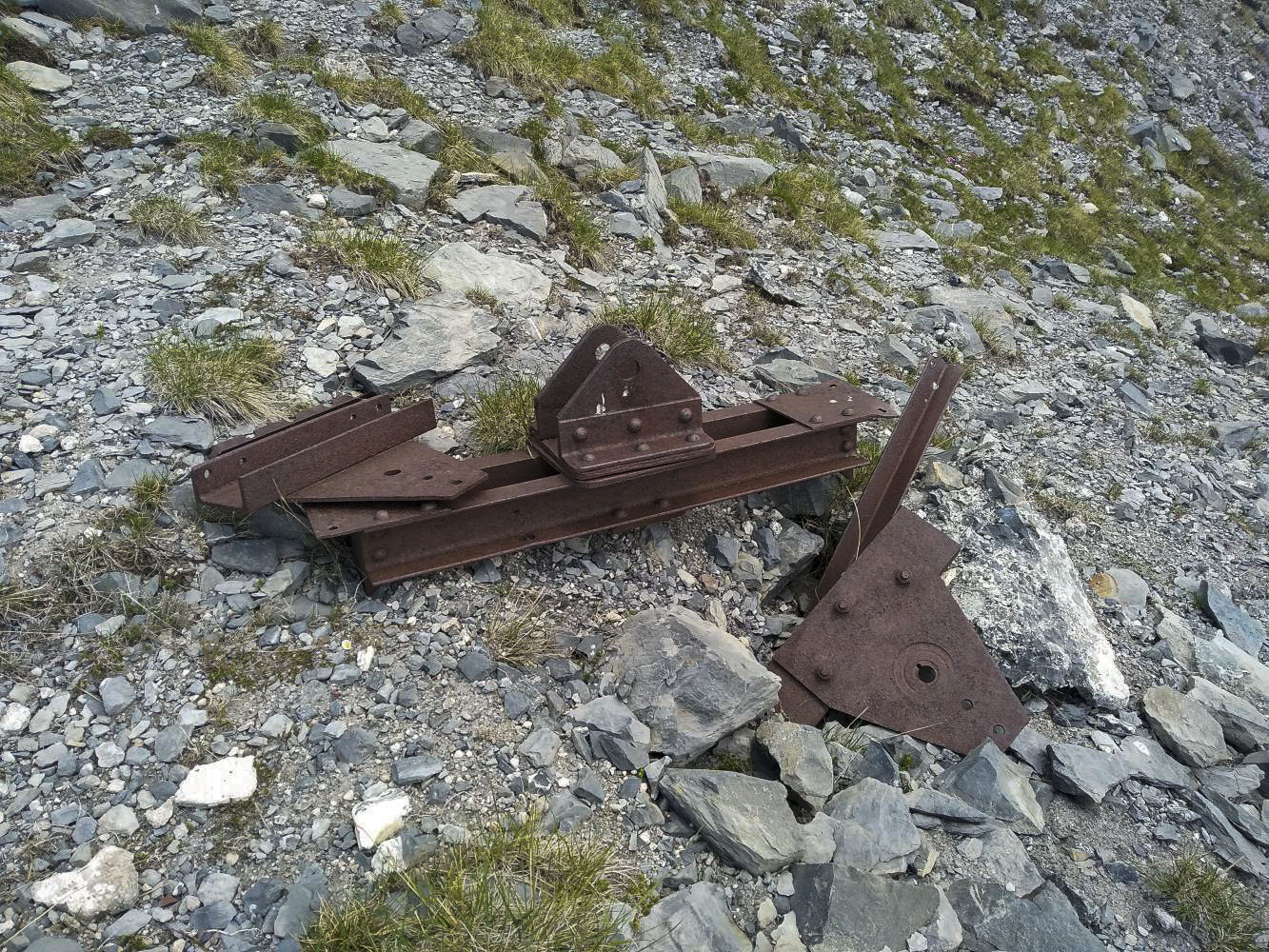 Ligne Maginot - COL DE CROUS (C) - (Ouvrage d'infanterie) - Vestige du téléphérique