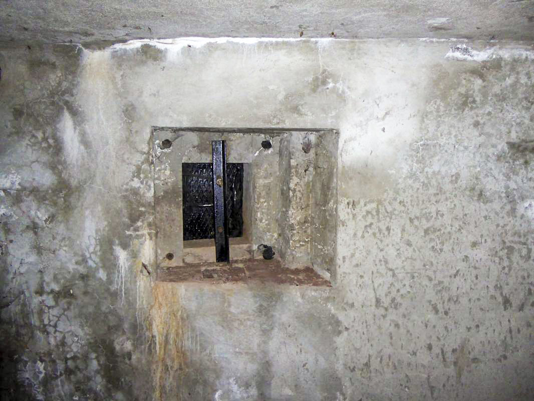Ligne Maginot - E8 - GUILLAUMES - (Casemate d'infanterie - Simple) - Le créneau FM latéral