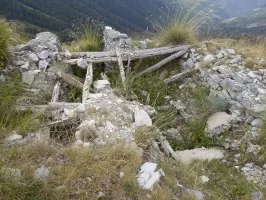 Ligne Maginot - CAIRE GROS - (Abri) - Positions sommaires aménagées sur les dessus de l'ouvrage