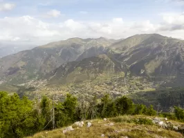 Ligne Maginot - CAIRE GROS - (Observatoire d'artillerie) - Vue sur Valdeblore et St Dalmas
