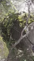 Ligne Maginot - CHAPELLE SAINT SAUVEUR - (Blockhaus pour arme infanterie) - Tranchée menant à l'entrée creusée dans la roche